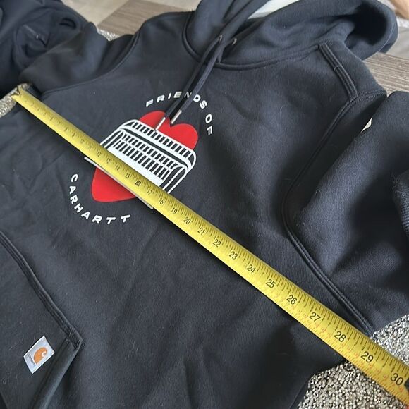 FRIENDS OF CARHARTT GRAPHIC SWEATSHIRT WOMENS PLUS SIZE 3X (24w-26w) NWT BLACK - Picture 8 of 9